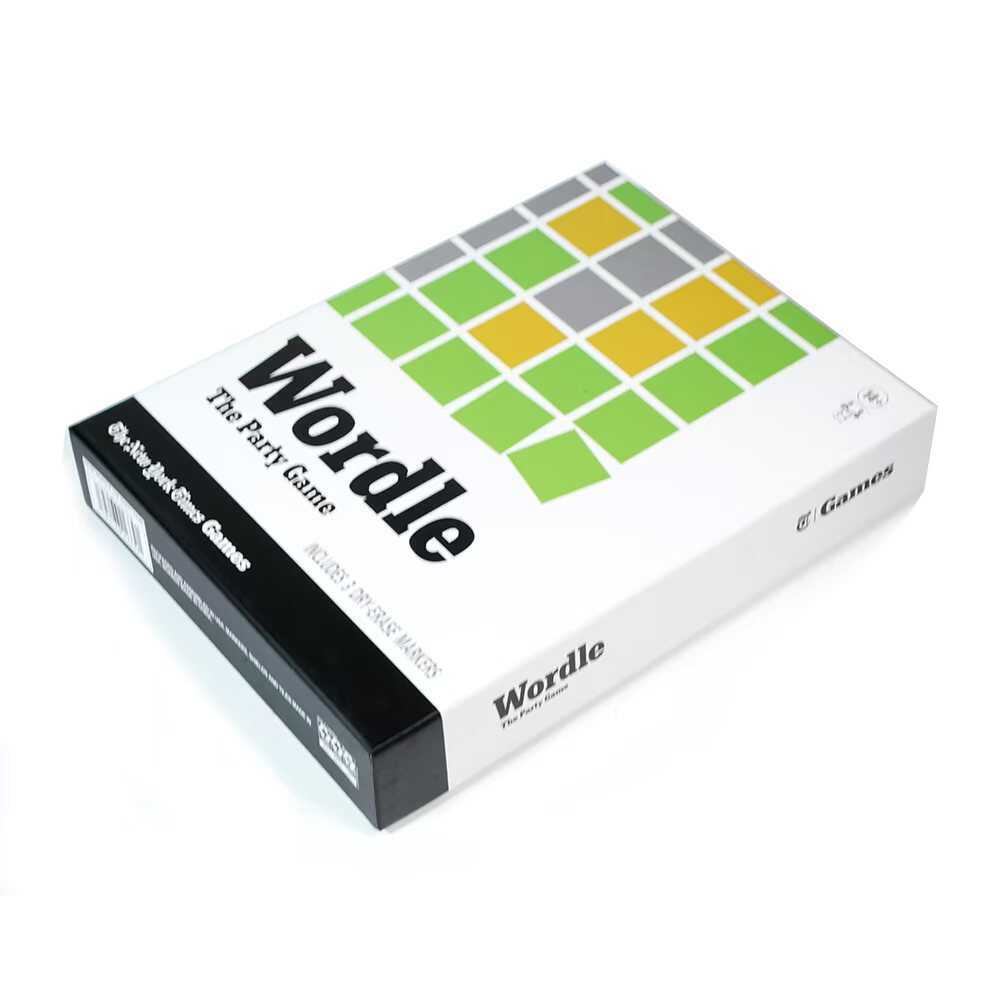 英文现货 Wordle the Party เกมกระดาน 儿童聚安装盘游