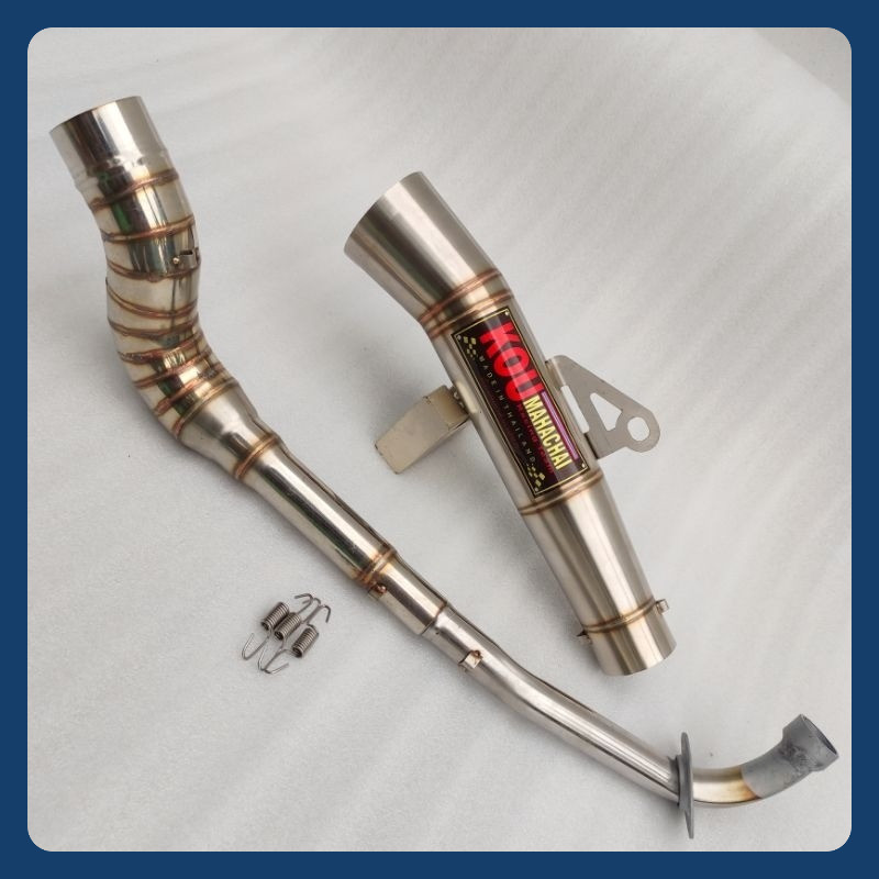 KOU Super OPEN CANISTER 51 มม.INLET TUBE TYPE 1 ชุดและข้อศอกใหญ่สําหรับ xrm 110 125 wave 100 110 125