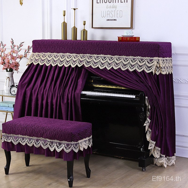 One Piece แบบป้องกันฝุ่นและใช้สำหรับเล่นเปียโน สไตล์ยุโรปPastoral พิมพ์ลายไม้ E6AZ