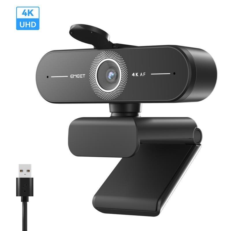 EMEET C60E 4K/Nova 1080P AF Webcam Streaming Camera for PC Laptop Gaming Accessories for Switch 2 Ca