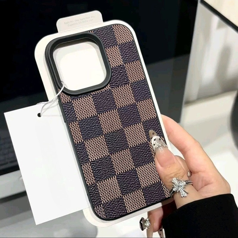 สําหรับ Infinix Smart 10 8 7 5 6 Hot 60 50i 40i 30 Play NFC Spark GO 2 1 2024 2025 หมายเหตุ 30 40 Tecno Spark 30C 20C 10 Retro Checkerboard คลาสสิกออกแบบลิ้นจี่หนังกันกระแทก