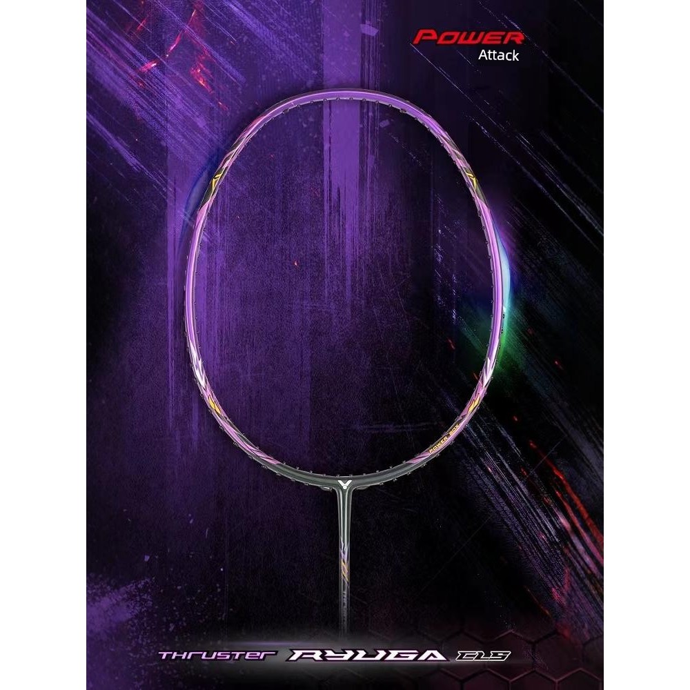 ✴ใหม่ VICTOR Victory Junior ไม้แบดมินตัน ฟันมังกรน้อย TK-RYUGA CLS Offensive☜