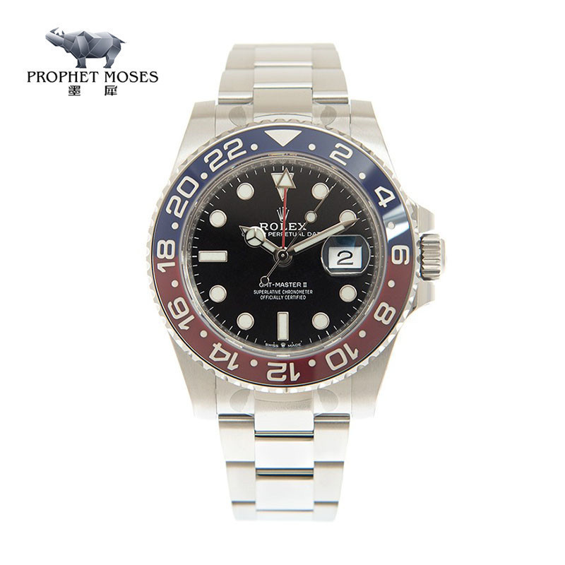 นาฬิกาข้อมือผู้ชาย Rolex Rolex Greeny Type II126710BLRO Red Blue Circle Pepsi Circle บทบาทสมมุติ