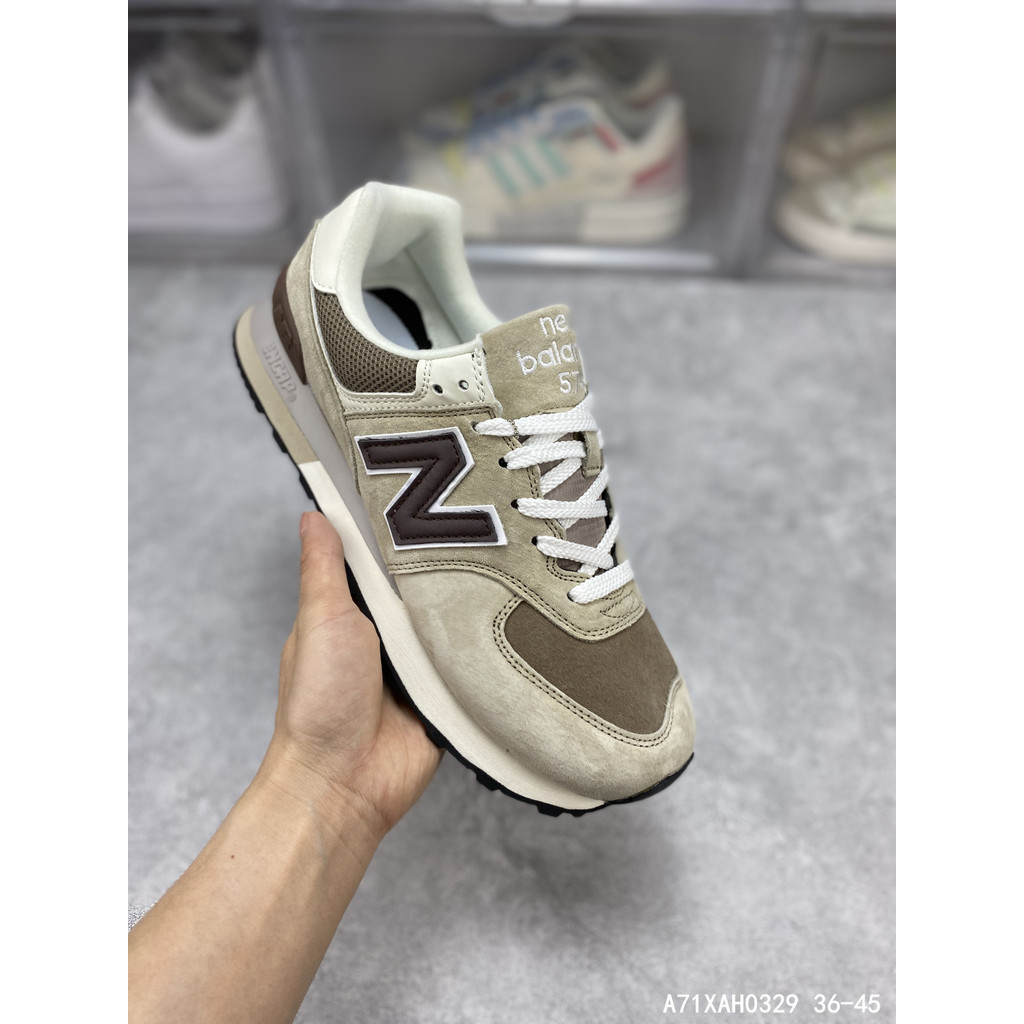 N-Shape U574 รุ่นอัพเกรด Low-Top Retro Casual Sports Jogging Shoes 2022 ใหม่ 574 รุ่นอัพเกรด หมายเลข