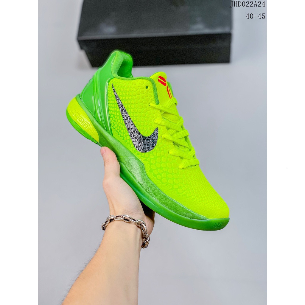 Kobe 6 Protro Kobe 6 รองเท้าวิ่งกีฬาสีแดงสีดําที่ไม่ซ้ํากัน