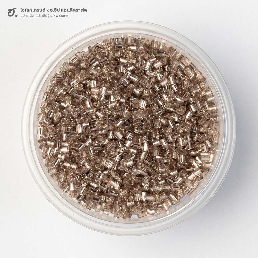 ลูกปัดปล้องสั้น สีบรอนซ์ผิวมันวาว Polished Bronze