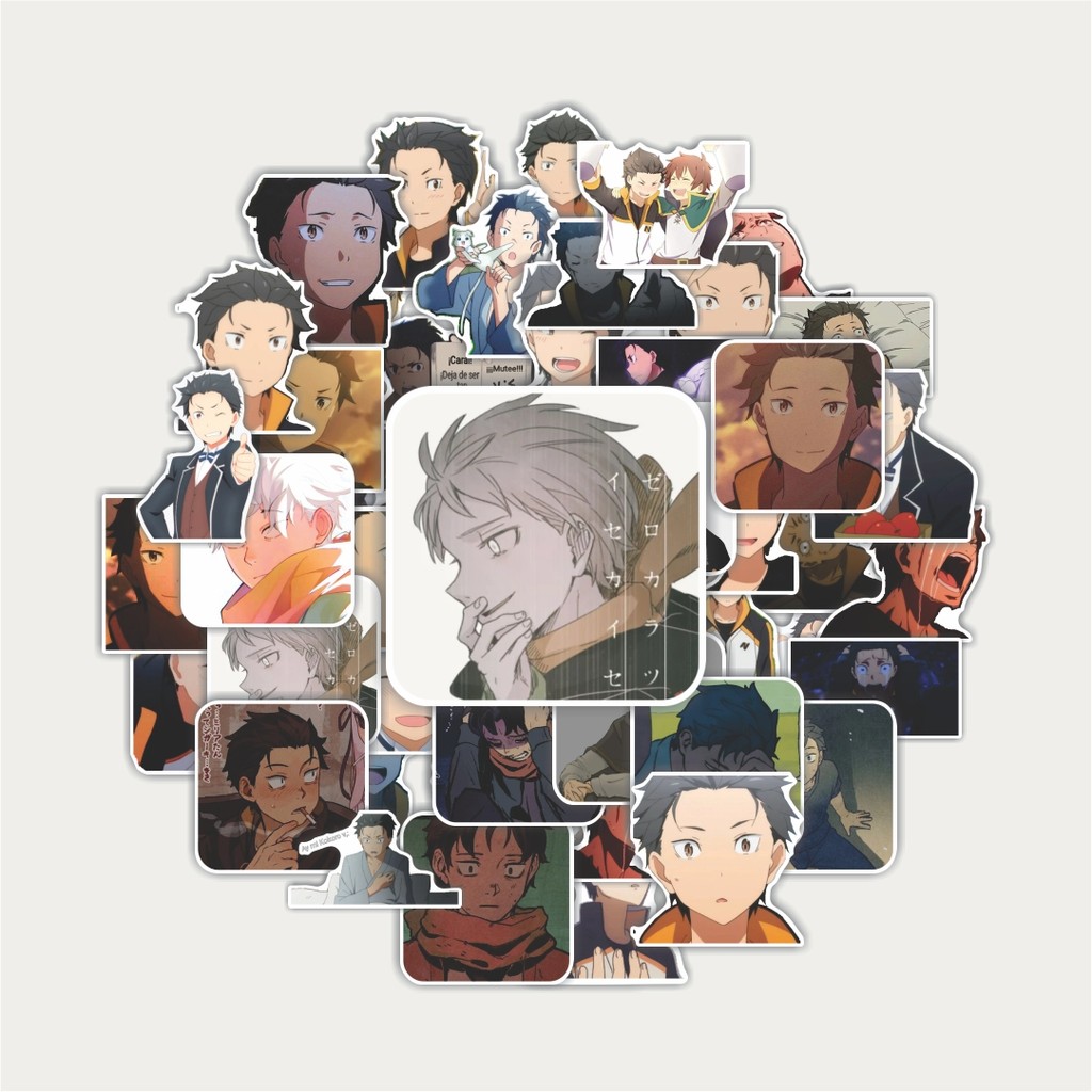 สติ๊กเกอร์แพ็คสติ๊กเกอร์ NATSUKI SUBARU | สติ๊กเกอร์ TUMBLR | สติ๊กเกอร์แล็ปท็อปสําหรับกระเป๋าเดินทา