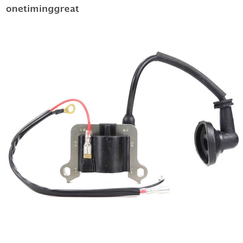 Onetiminggreat Coil 1E48F Coil Coil Fit สําหรับ 63cc เครื่องตัดแปรงหญ้า Trimmer 48 เครื่องยนต์ 48F เ
