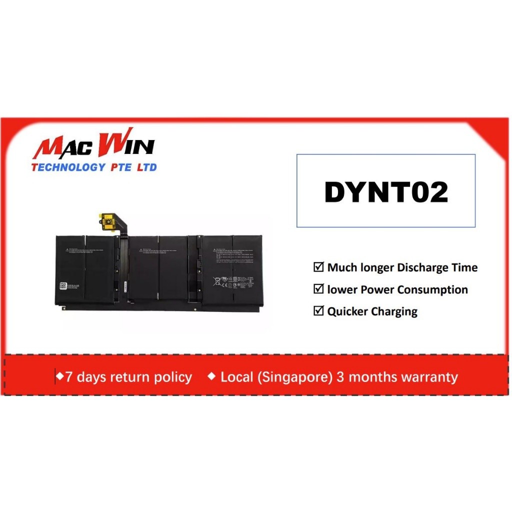 G3HTA052H DYNT02 Laptop Replacement Battery for Microsoft Surface Laptop3 13.5 inch Tablet Keyboard 