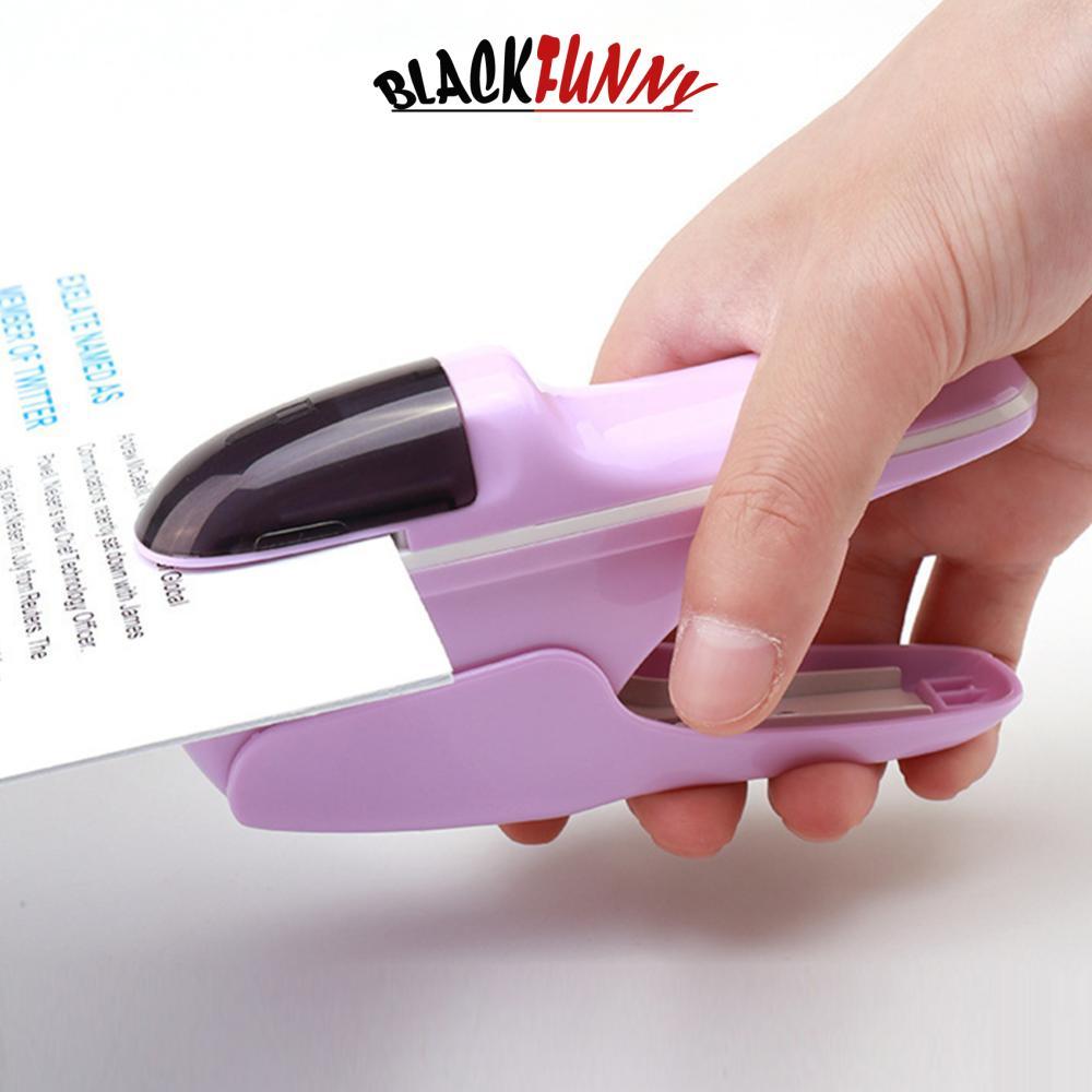 BLACKFUNNY Staplerless Stapler Handheld Desktop Binds สูงสุด 8 แผ่นกระดาษเอกสาร Binding Stationery H