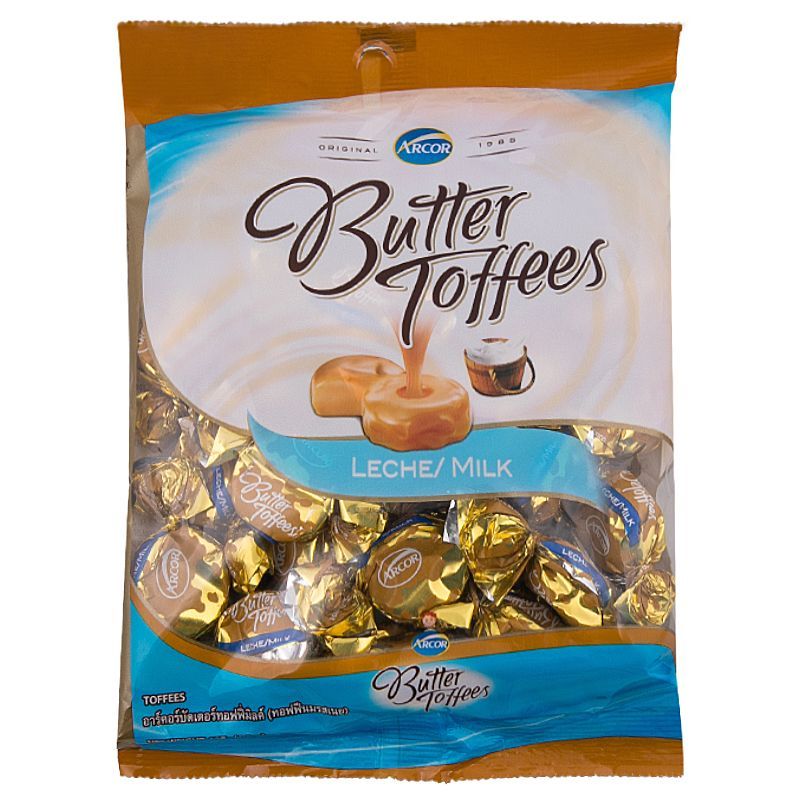 อาร์คอร์ลูกอมรสทอฟฟี่ช็อก 100กรัม Arcor Butter Chocolate 100g. [หมายเลขบาร์โค้ด 7790580151300 ]