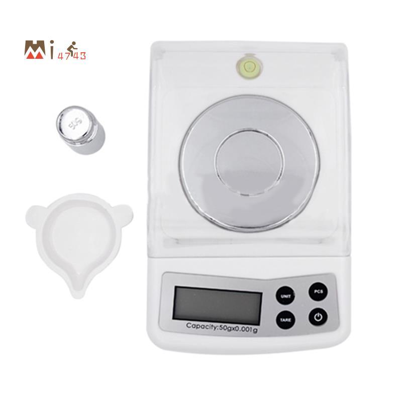 Mi4743iJewelry Scale Milligram Electronic Scale Gold Electronic จอแสดงผล LCD Electronic Pocket Scale
