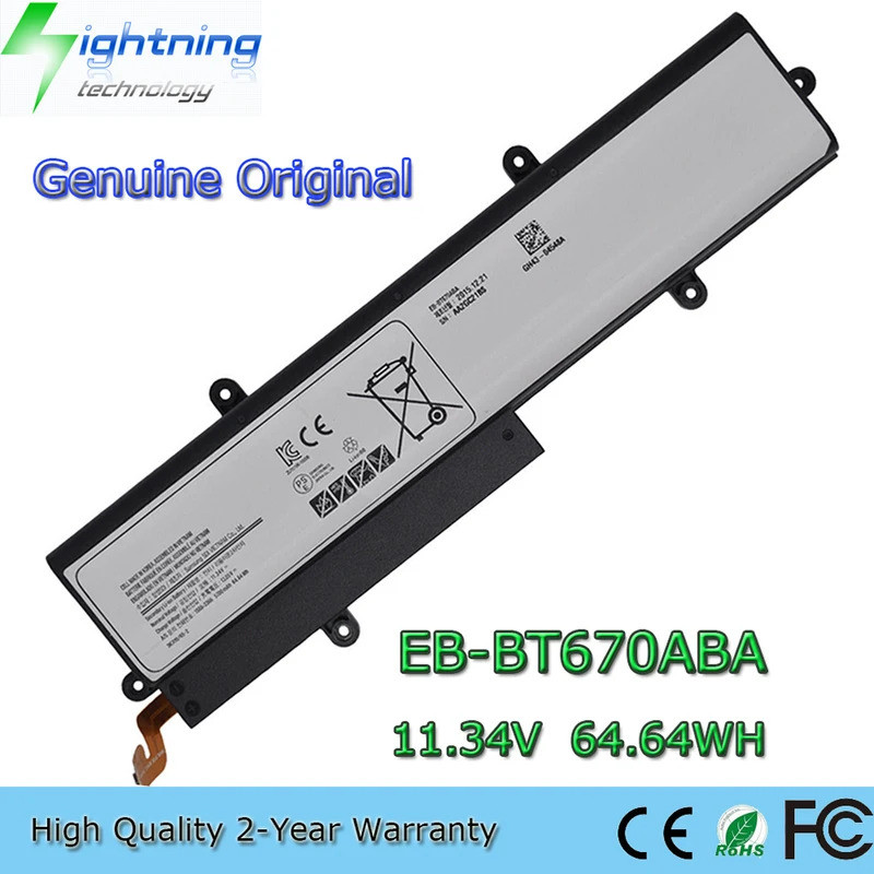 EB-BT670ABA 11.34V 64.64Wh แบตเตอรี่แล็ปท็อปสําหรับ Samsung Galaxy 18.4 "SM-T670 AA2GB07B AA1G907KS 