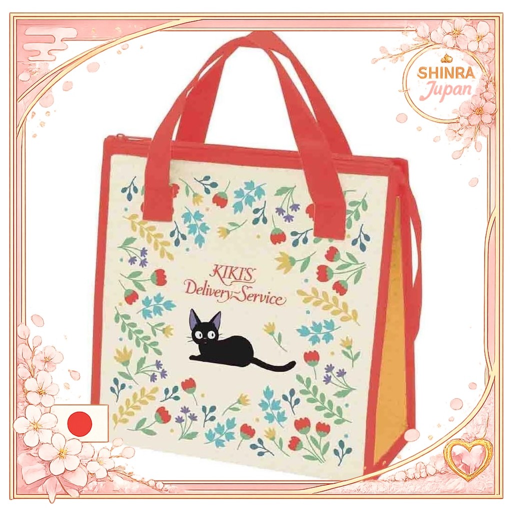 《Direct From Japan》  Skater Lunch Bag Non-woven Cool Bag 26.5 x 27cm Ghibli Kiki's Delivery Service 