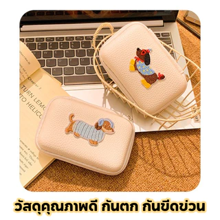COD กระเป๋าเก็บกล้อง CCD กันน้ำ วัสดุ PU ลายการ์ตูนน่ารัก เบา พกพาสะดวก กันรอยขีดข่วน