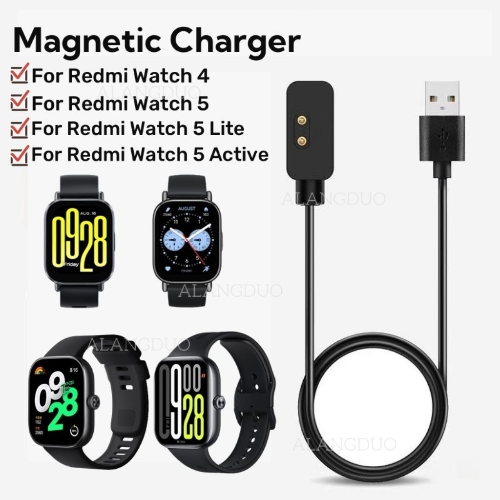 สายชาร์จแม่เหล็ก USB สําหรับ Redmi Watch 5 / 5 Active / 5 Lite / Xiaomi Smart Band 9 / 9 Active / 9 