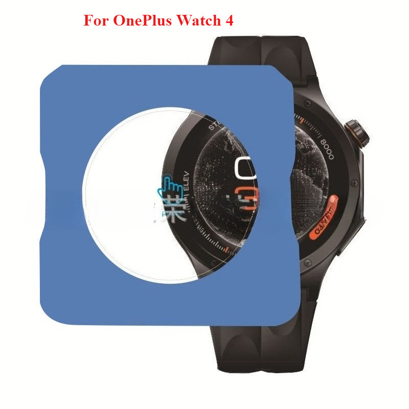 สําหรับ OnePlus Watch 4 ตัวป้องกันหน้าจอสมาร์ทวอทช์พร้อมการสลับอัตโนมัติชุดติดตั้งง่ายกระจกนิรภัยสํา