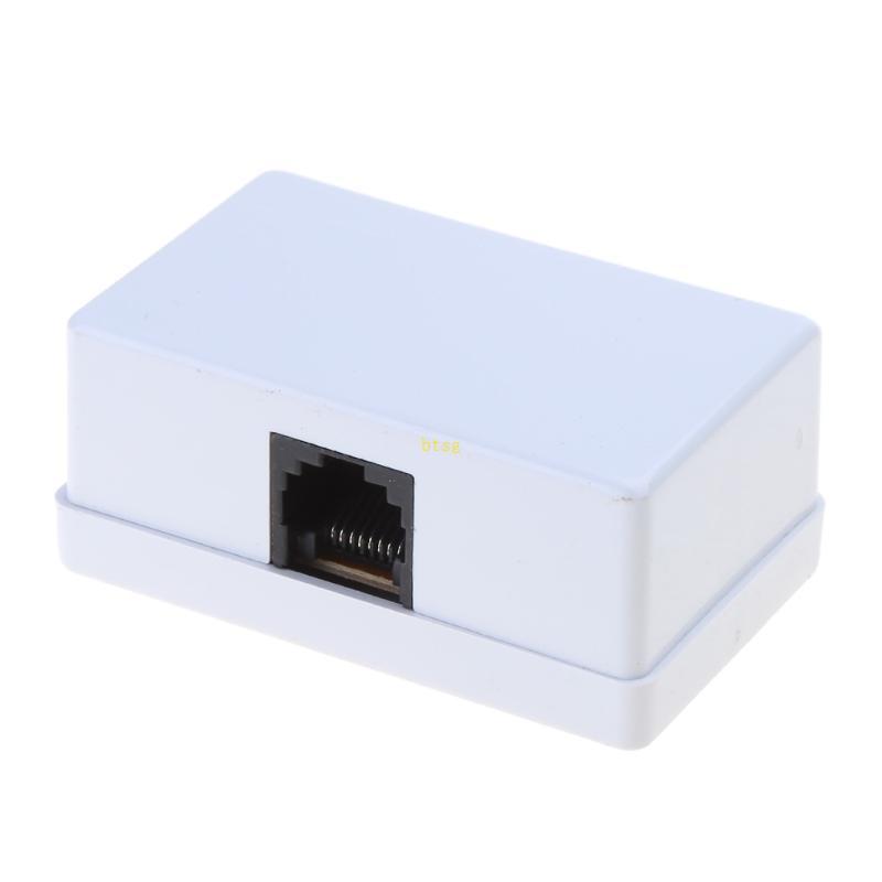 Btsg RJ45 เป็น RJ11 Netword Converter Splitter ใช้สําหรับโทรศัพท์หลายโทรศัพท์พื้นฐาน
