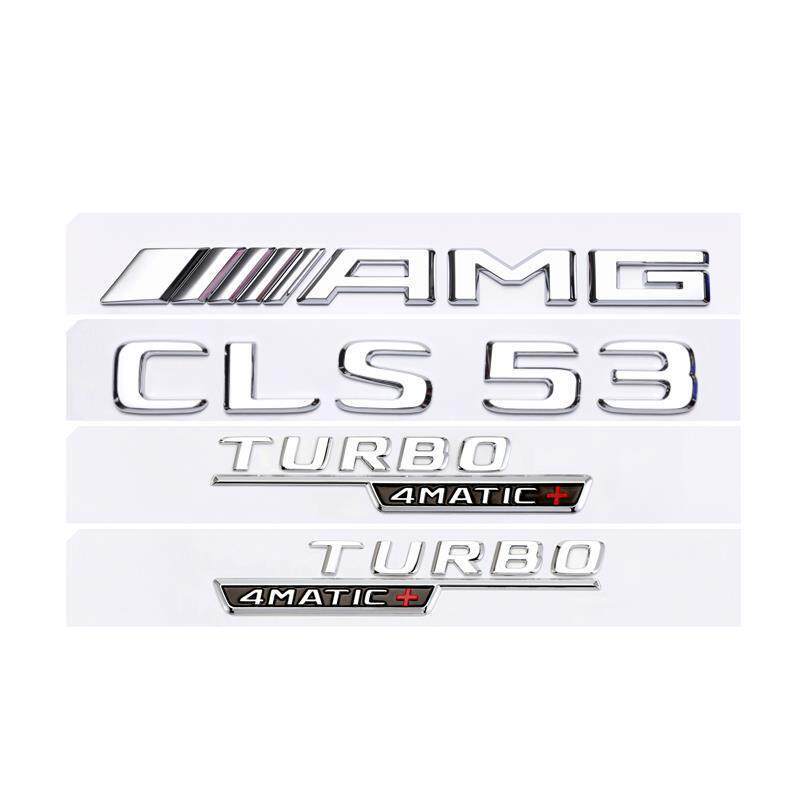 เหมาะสําหรับ Mercedes-Benz Car Label CLS ดัดแปลง CLS53 Tail Label 63S Word Label TURBO 4MATIC ป้ายด้