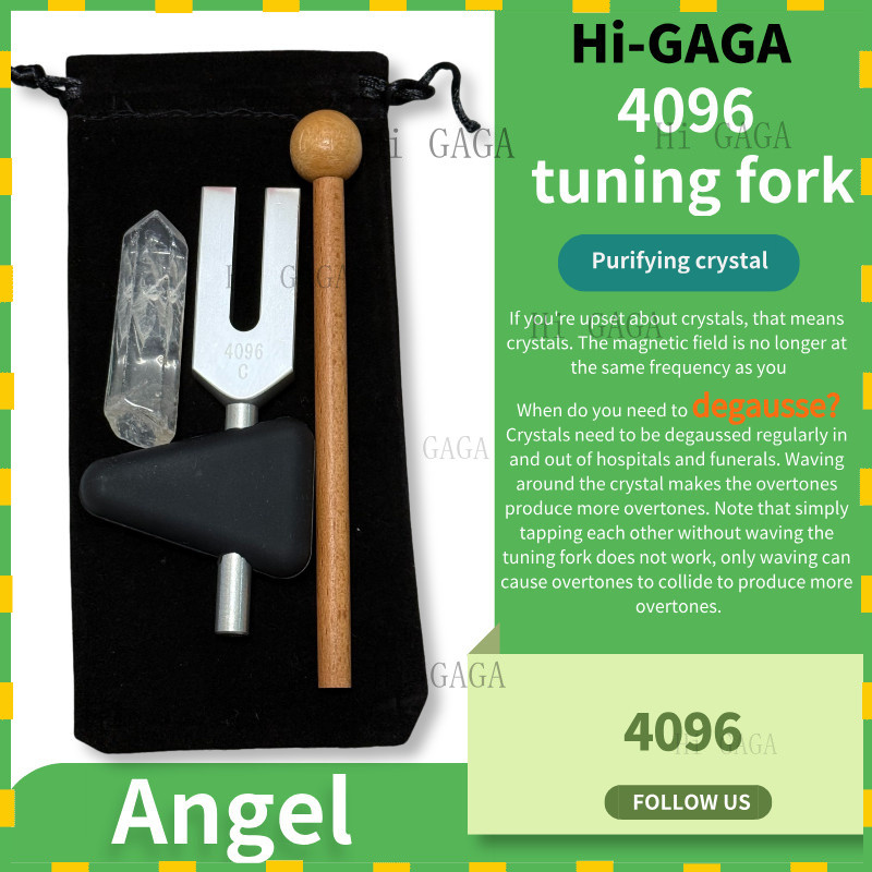 Tuning fork🔔ส้อมจูนเสียง🔔 4096Hz การทําให้บริสุทธิ์ การตัดสินใจ เฉพาะ 4096เฮิรตซ์ พร้อมที่จับสามเหลี่ยมส้อมปรับความถี่สูงคริสตัลทําให้บริสุทธิ์ 4096 ส้อมปรับวัสดุโลหะผสมอลูมิเนียมพร้อมที่จับซิลิโคนสามเหลี่ยม Pur