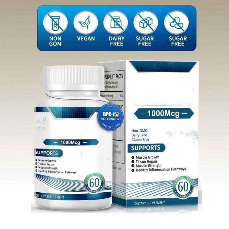 พร้อมสต็อก bpc-157 การออกกําลังกายการกู้คืนแคปซูลกล้ามเนื้อสนับสนุนอาหารเสริมการค้าต่างประเทศขายร้อน