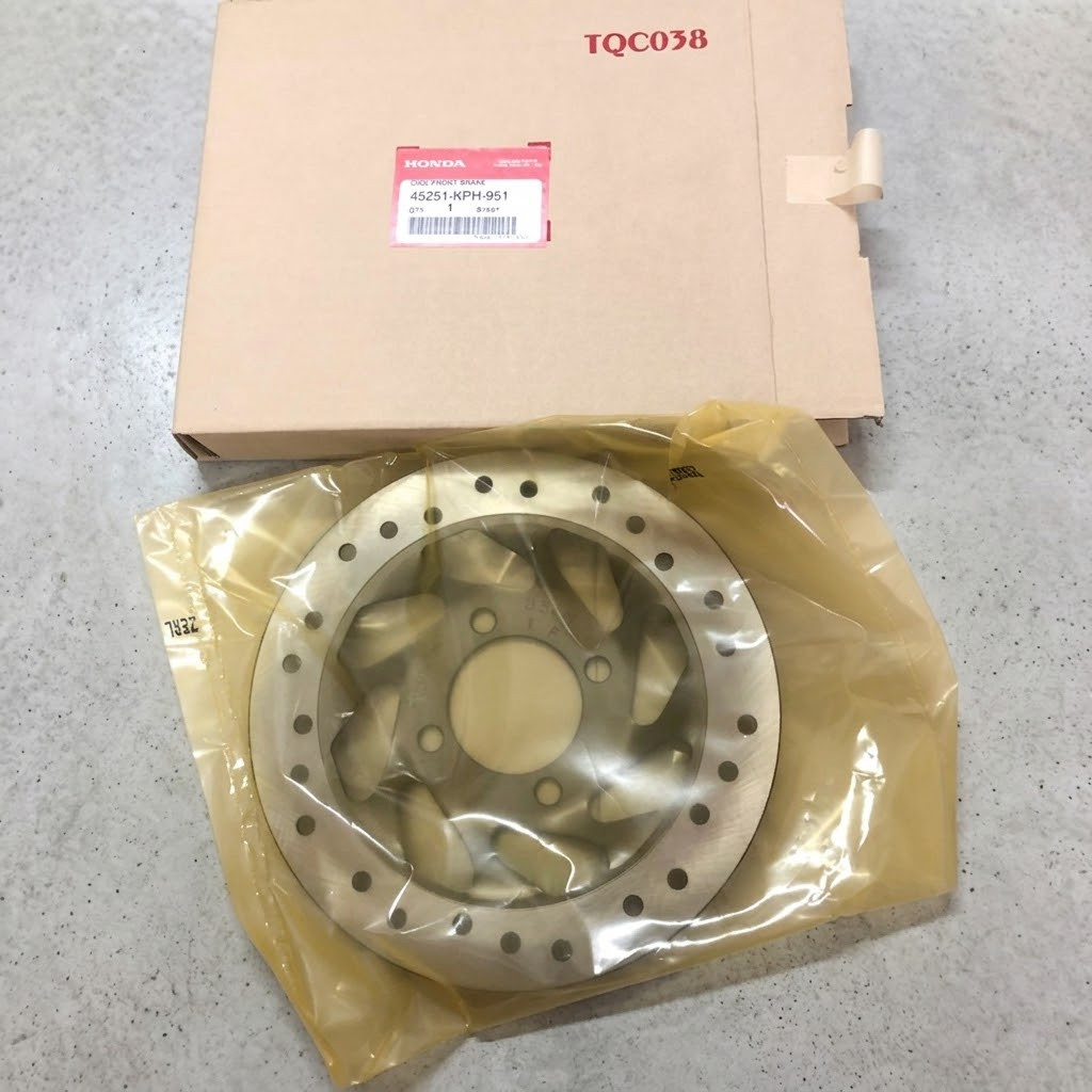 จานดีสหน้าเวฟ125S,R/X/เวฟ125บังลม/เวฟ100Sยูบ็อคแท้ศูนย์ 45251-KPH-951