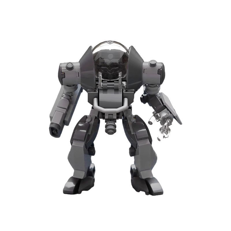 บล็อกตัวต่อที่เข้ากันได้ MOC Man-loading Mecha Toy Assembly Mecha Puzzle ใส่ชุดเด็กสินค้ารุ่น2007042