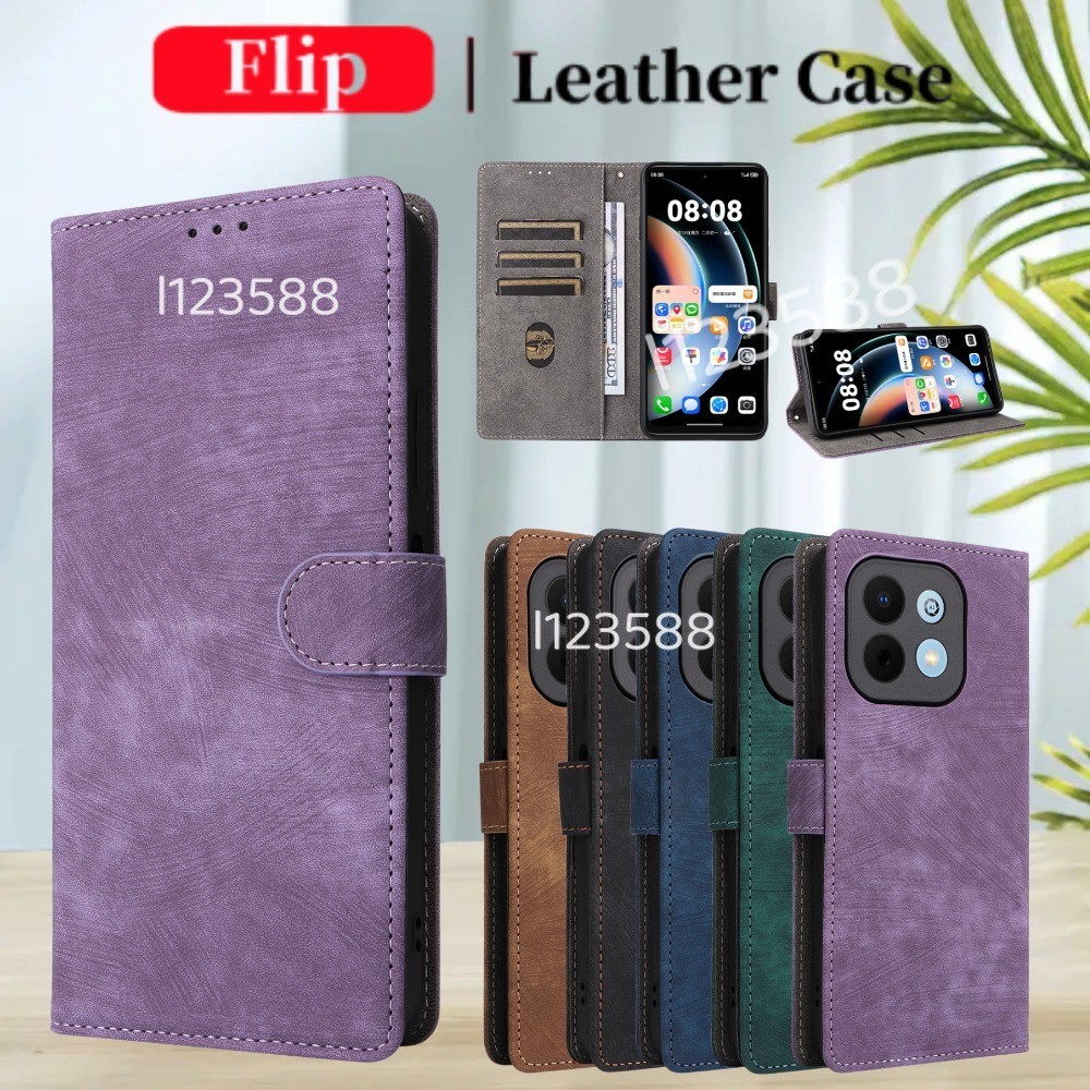 สําหรับ Huawei Nova Y74 4G Flip Casing สําหรับ Huawei NovaY74 4G 2026 HuaweiNovaY74 หรูหราหนังเคสโทรศัพท์กันกระแทกฝาครอบป้องกัน Soft TPU Edge