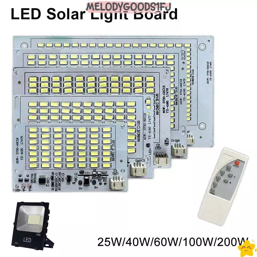 MELODYGOODS1FJ 1 ชิ้นไฟ LED ความสว่างสูง 25/40/60/100/250 วัตต์แหล่งกําเนิดแสงแผง,พร้อมรีโมทคอนโทรลแสงสีขาว SMD5730 รีโมทคอนโทรล Floodlight