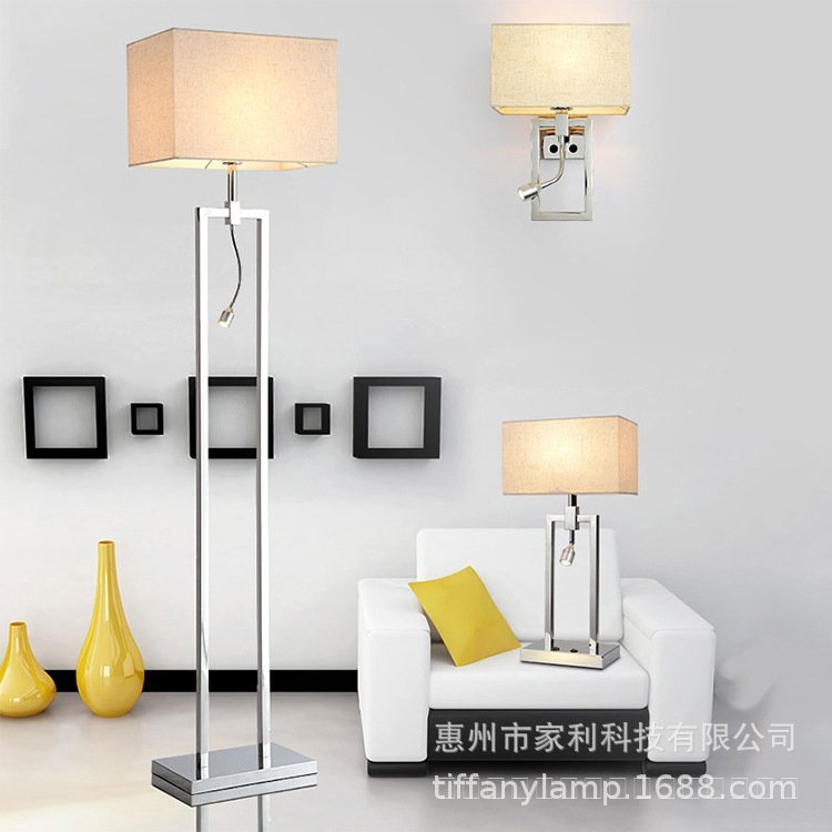 Modern minimalist hotel floor lamp, Nordic creative lighting for guest rooms, living rooms, dining r