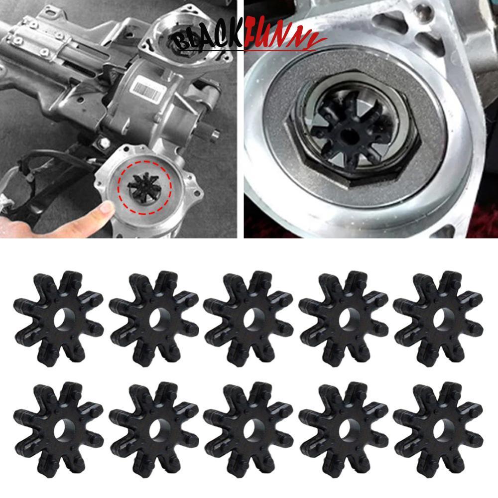 BLACKFUNNY 10 ชิ้นพวงมาลัยคอลัมน์ Spacer ยืดหยุ่นพวงมาลัยเพลา Coupler สําหรับ Hyundai I30 FD 2007-20