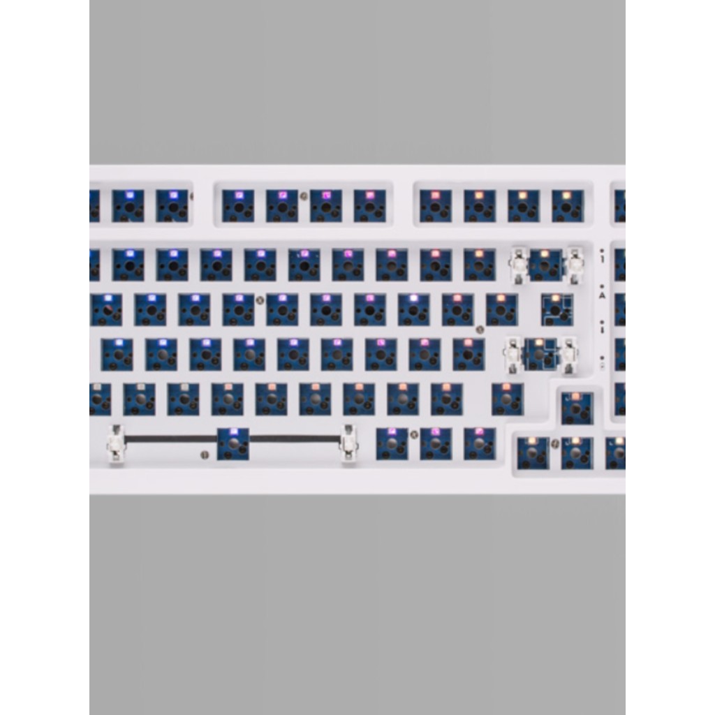 KZZI KZZI 68pro/K87/K980 คีย์บอร์ดแบบกลไกเฉพาะเสียงกระเป๋า PORON แซนวิชผ้าฝ้าย PORON ผ้าฝ้ายด้านล่าง