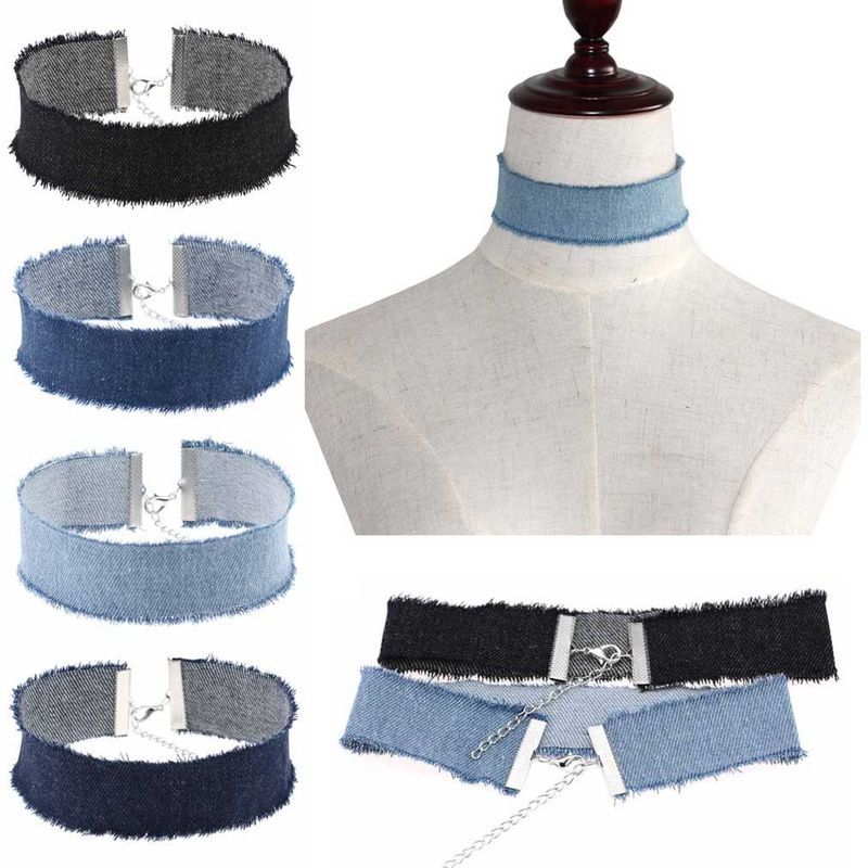 รู้สึก s Niche อารมณ์ผู้ชายผู้หญิง Retro Punk Distressed สร้อยคอสร้อยคอสายคล้องคอผู้ชาย Bib อินเทรนด
