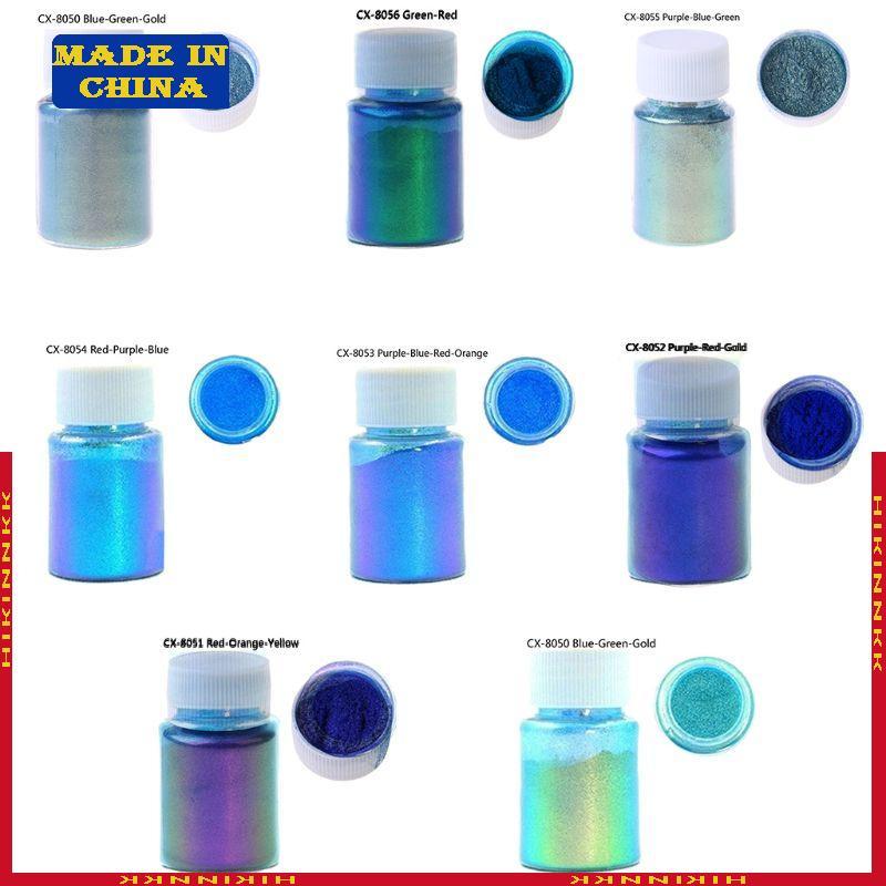 HIK 8 สี Mica Powder - อัพเกรด Pearlescent Pigment สี Shifting Mica Powder Pearl Pigment Powder สําห