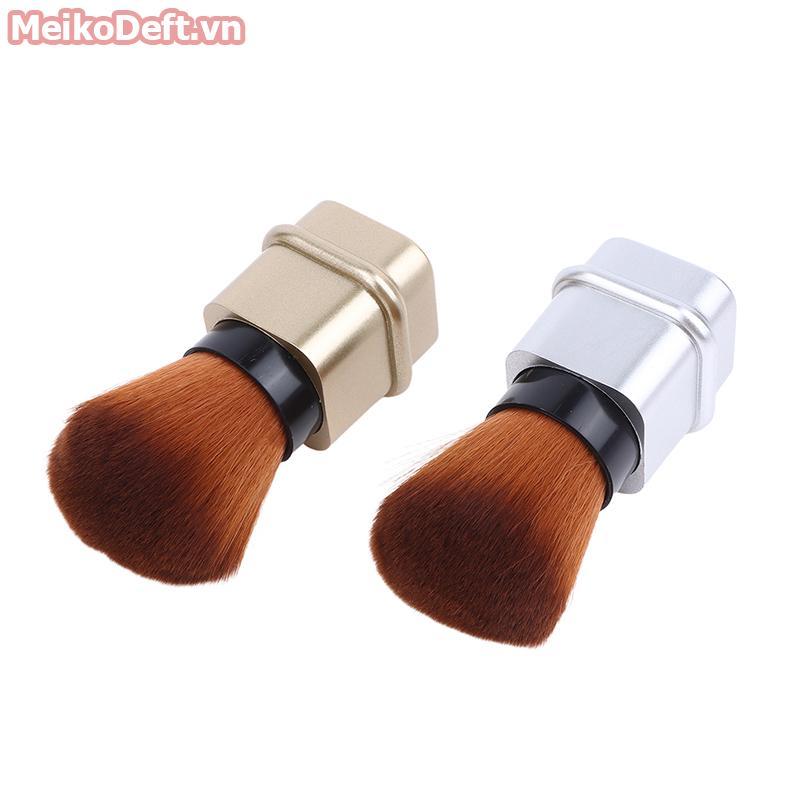 MeikoDeft Travel แปรงแต่งหน้า Retractable Powder Contour แปรงเครื่องมือเครื่องสําอางมืออาชีพสําหรับ 