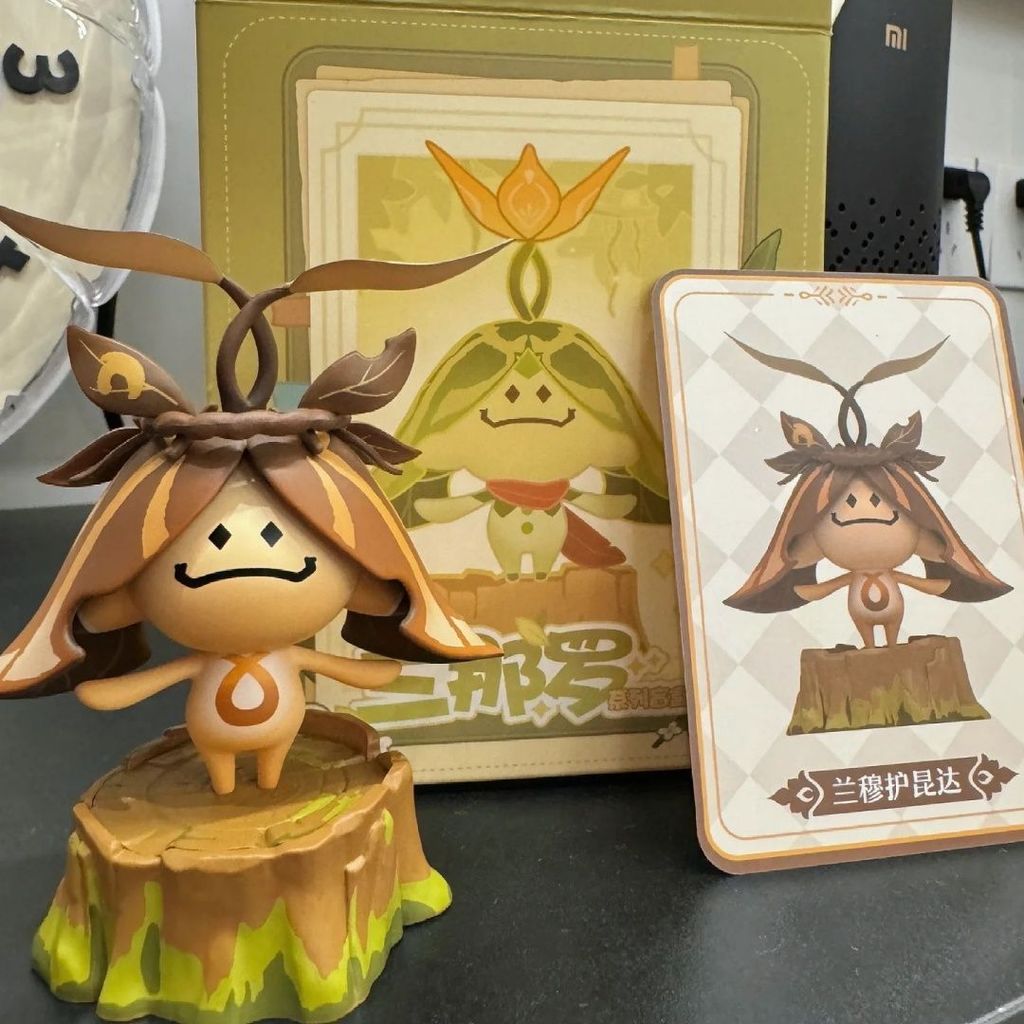 Mihayou Yuanshen Lannaro Series Mystery กล่องสุ่ม 1 กล่องไข่ Genshin เกม Merchandise รูปตารางตกแต่งของขวัญ
