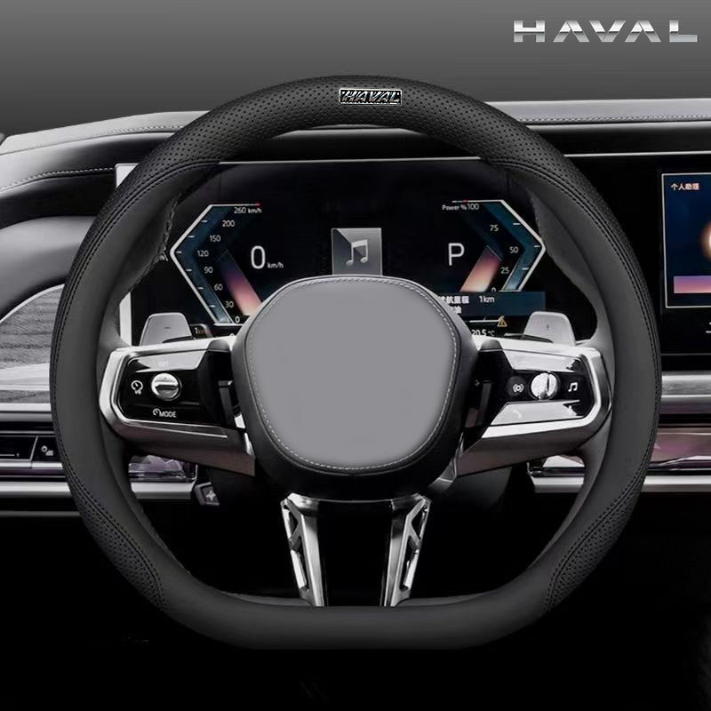 HAVAL H6 HEV H6 PHEV JOLION HEV ปลอกหุ้มพวงมาลัยรถยนต์ ระบายอากาศได้ กันลื่น