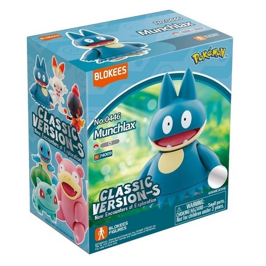 Blokees Pokemon 74009 Pokemon Classic Edition CV-S Munchlax 810181530995 (Figure)