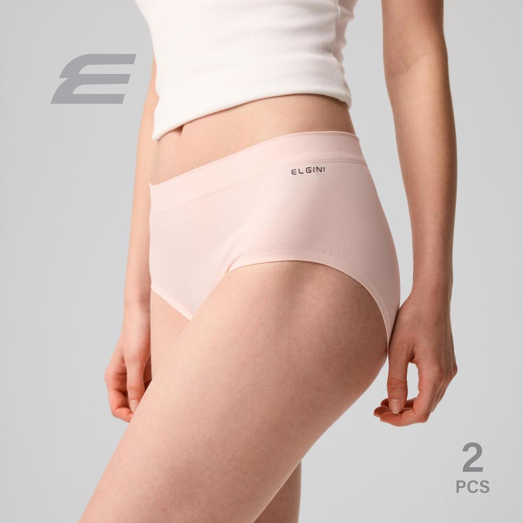 ELGINI E16514 Seluar Dalam Tana Wanita S-XXL ชุดชั้นในสตรีไร้ตะเข็บ (2 ชิ้นต่อแพ็ค)