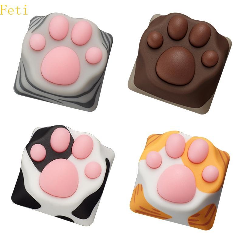 Feti Mechanical Keyboard Kitty สําหรับหมวกกุญแจการ์ตูนสําหรับแมว Keyc