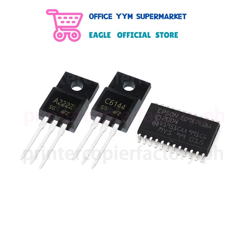 A2222 C6144 E09A7418A IC ทรานซิสเตอร์สําหรับ Epson L3110 L3210 L5190 L5290 L360 L120 L210 L220 SOP-2