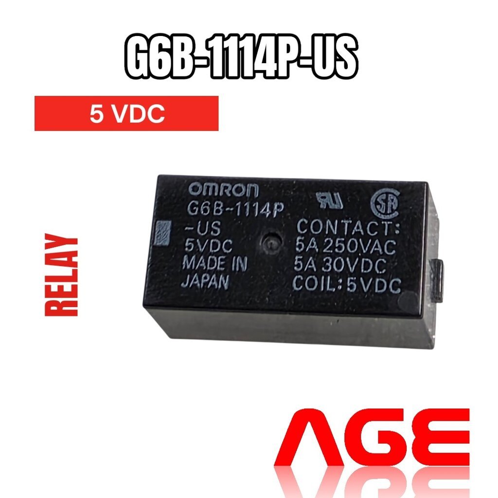 G6B-1114P-US RELAY 5VDC