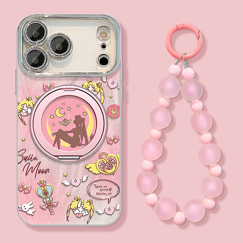 [Sailor Moon] เคสโทรศัพท์ iphone สไตล์ใหม่ 17/16promax Bracket 15/14 สร้อยข้อมือ 13/12 กันกระแทก 11