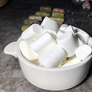 📦พร้อม​ส่ง​☁️ มาร์ช​แ​มล​โล่​สี​ขาว สูตร0% หวาน​น้อย​ low sugar 500g 0%纯白棉花糖