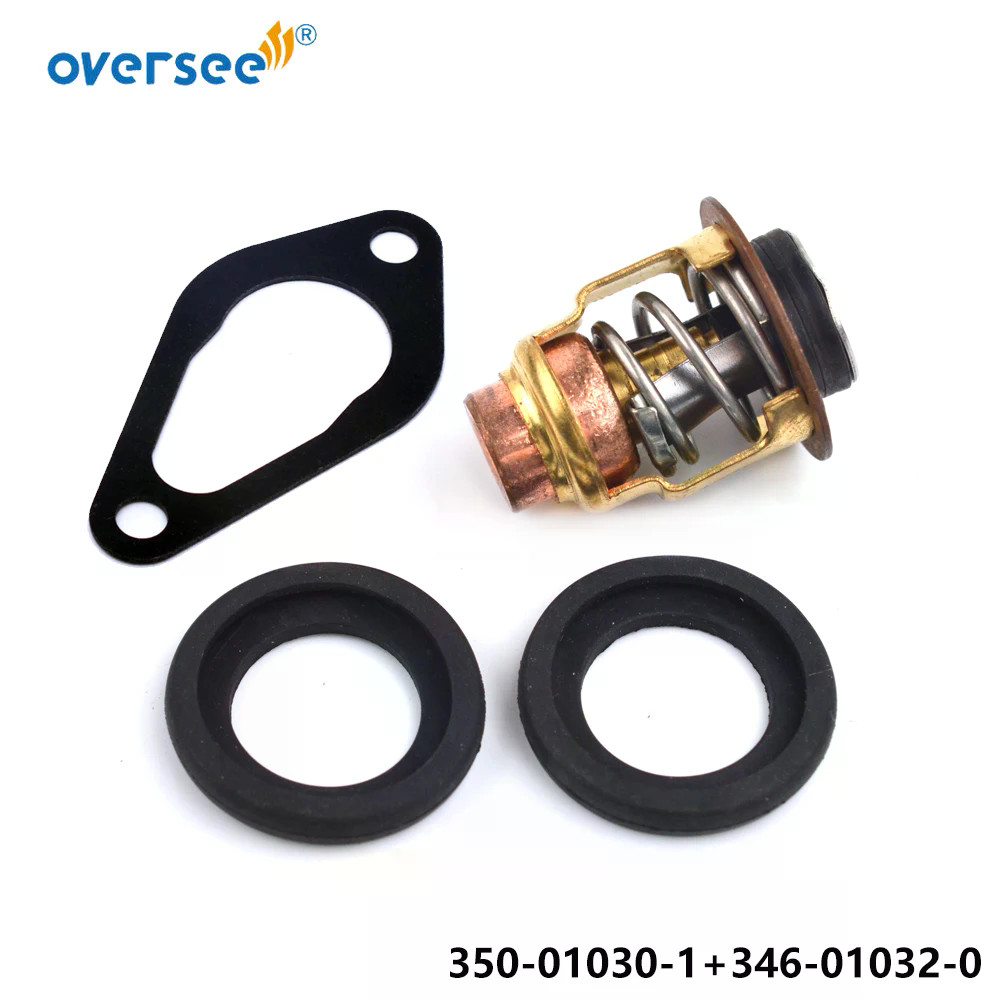 350-01030-1 เทอร์โมสตัทนอกเรือพร้อมปะเก็น 346-01032-0 สําหรับ Nissan Tohatsu M15D2 M18E2 M8B M9.8B M