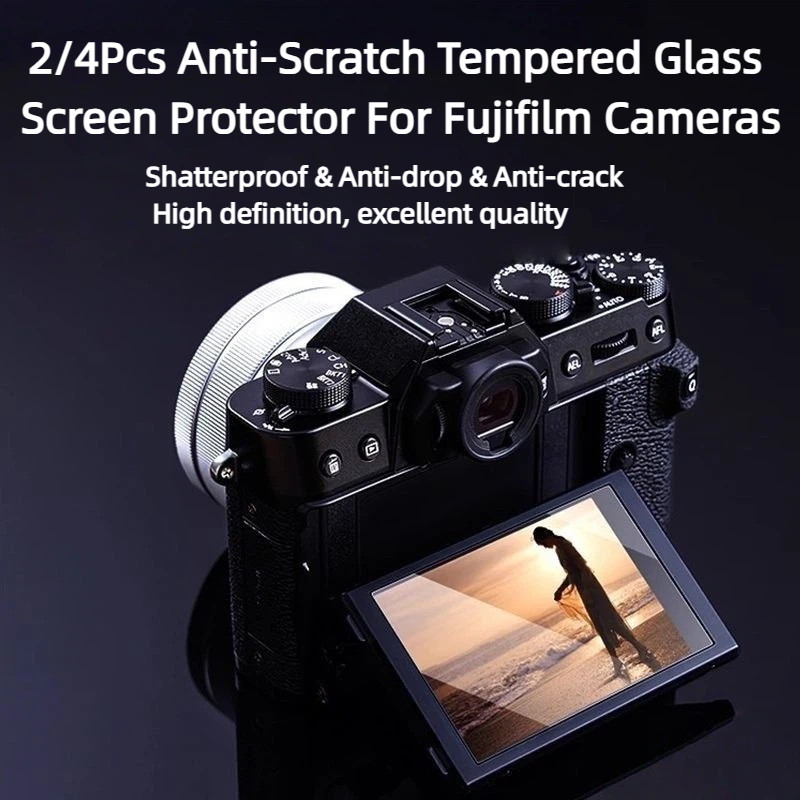 2 ชิ้น/4 ชิ้น Ultra Clear กล้องป้องกันหน้าจอสําหรับ Fujifilm X-T4 X-T5 X-T30 X-T30II X-T50
