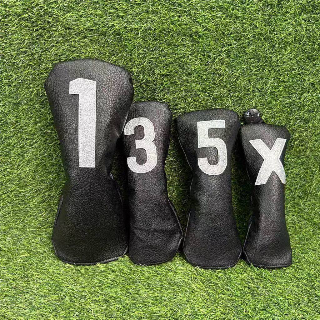 ผ้าคลุมไม้กอล์ฟ เบอร์ 1 ไม้เหล็กไม้ UT Club Head Cover ป้องกัน Ball Cover เวอร์ชั่นเกาหลี PU