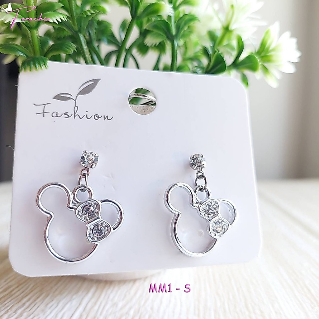 พร้อมส่ง ต่างหูแฟชั่นเกาหลีสวยๆ ตุ้มหูเก๋ๆ ร้านไทย สุดชิค รูปที่ 5
