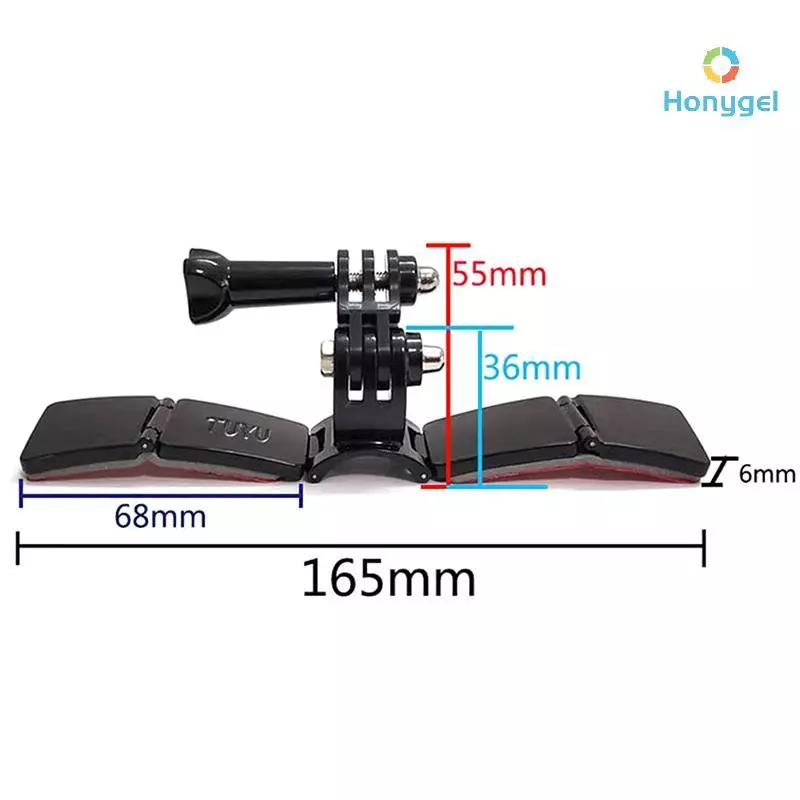 Honyge1 ที่วางเมาท์คางหมวกกันน็อคสำหรับ Hero 11 10 9 8 7 Insta360 thumbnail 10