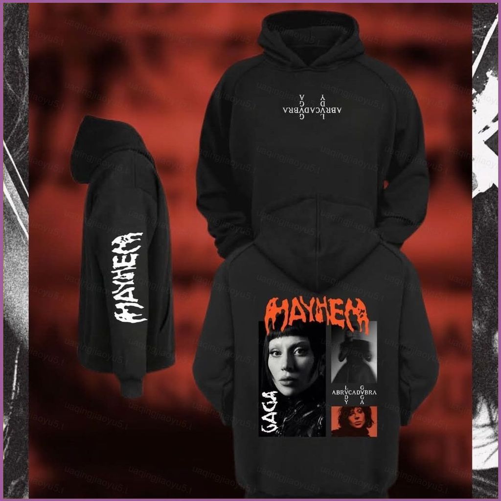Lady Gaga MAYHEM Hoodie ใหม่อัลบั้มเสื้อกันหนาว Unisex แขนยาว